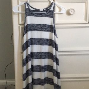 Gap, navy and white, sleeveless dress